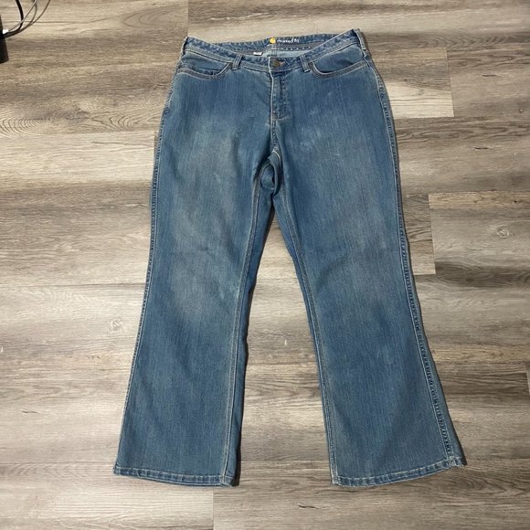 Carhartt Womens Relaxed Fit Jeans 2 